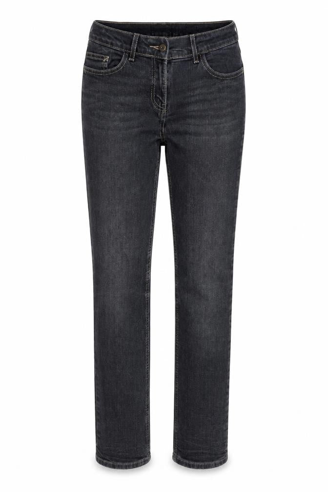 Marks & Spencer Womens Grey Cotton Skinny Jeans Size 8 Regular Zip