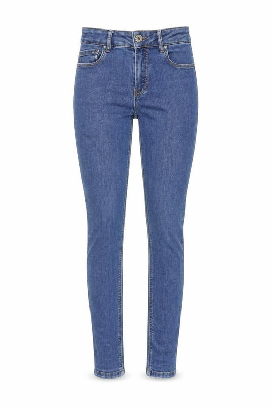 Mossimo Womens Blue Cotton Skinny Jeans Size 26 in Regular Zip
