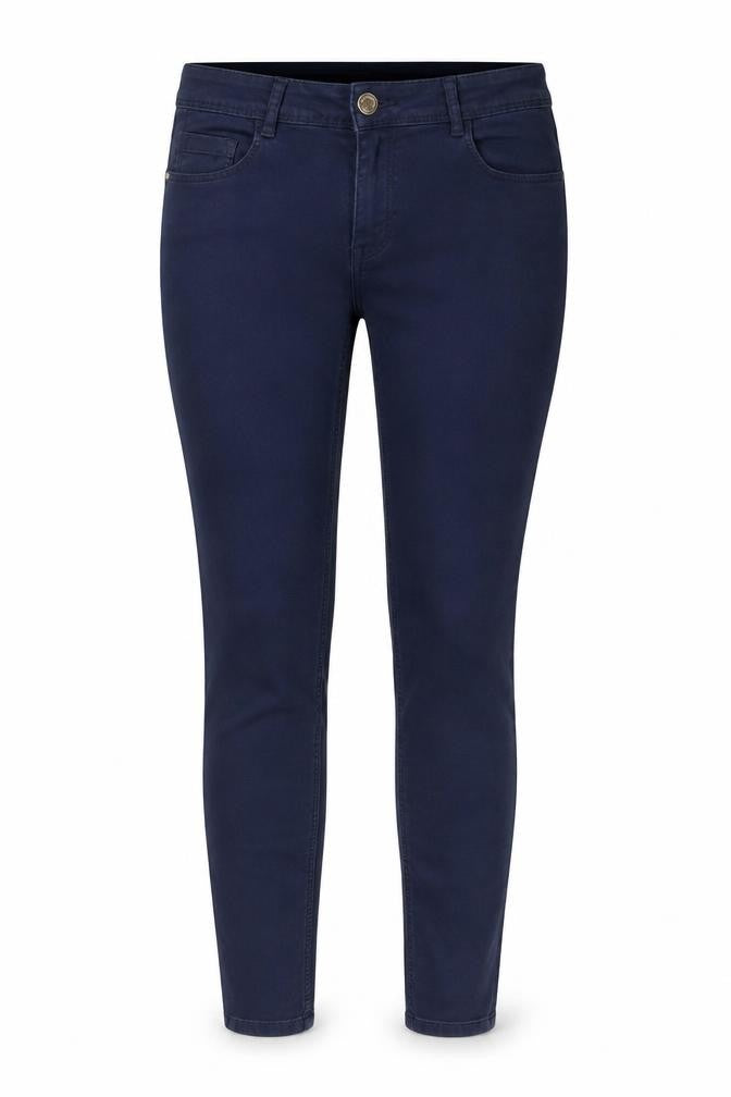 Papaya Womens Blue Cotton Skinny Jeans Size 8 Regular Zip