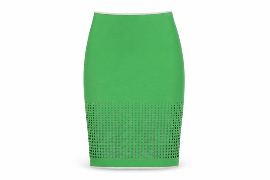 Clover Canyon Womens Green Polyester Bandage Skirt Size XS - Cut out detail