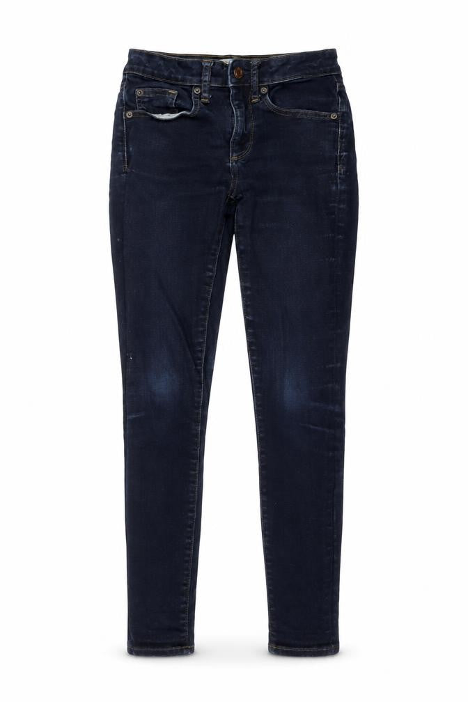 Gap Womens Blue Cotton Skinny Jeans Size 26 in L28 in Regular Button