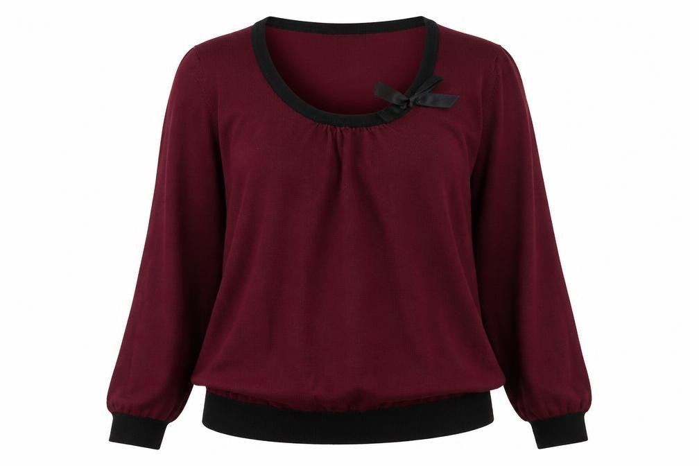 Balsamik Womens Purple Round Neck Viscose Pullover Jumper Size 18