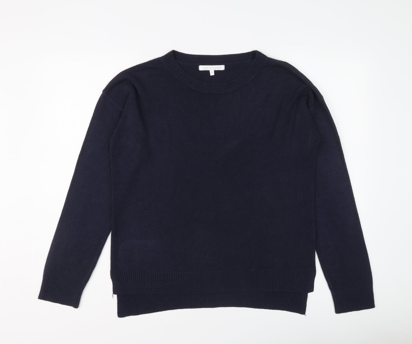 NEXT Womens Blue Round Neck Acrylic Pullover Jumper Size M