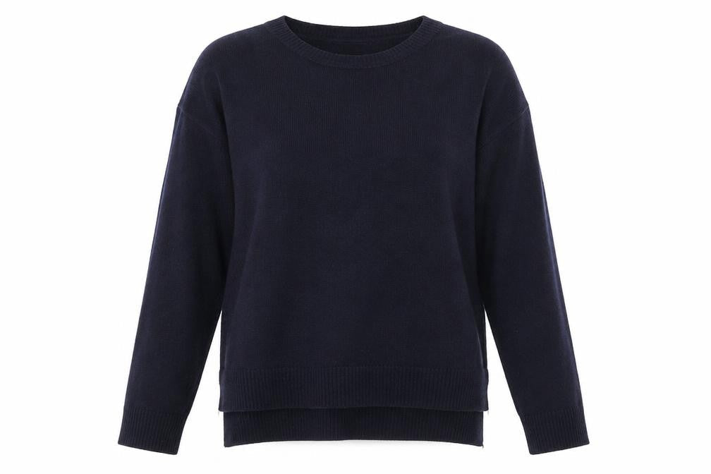 NEXT Womens Blue Round Neck Acrylic Pullover Jumper Size M