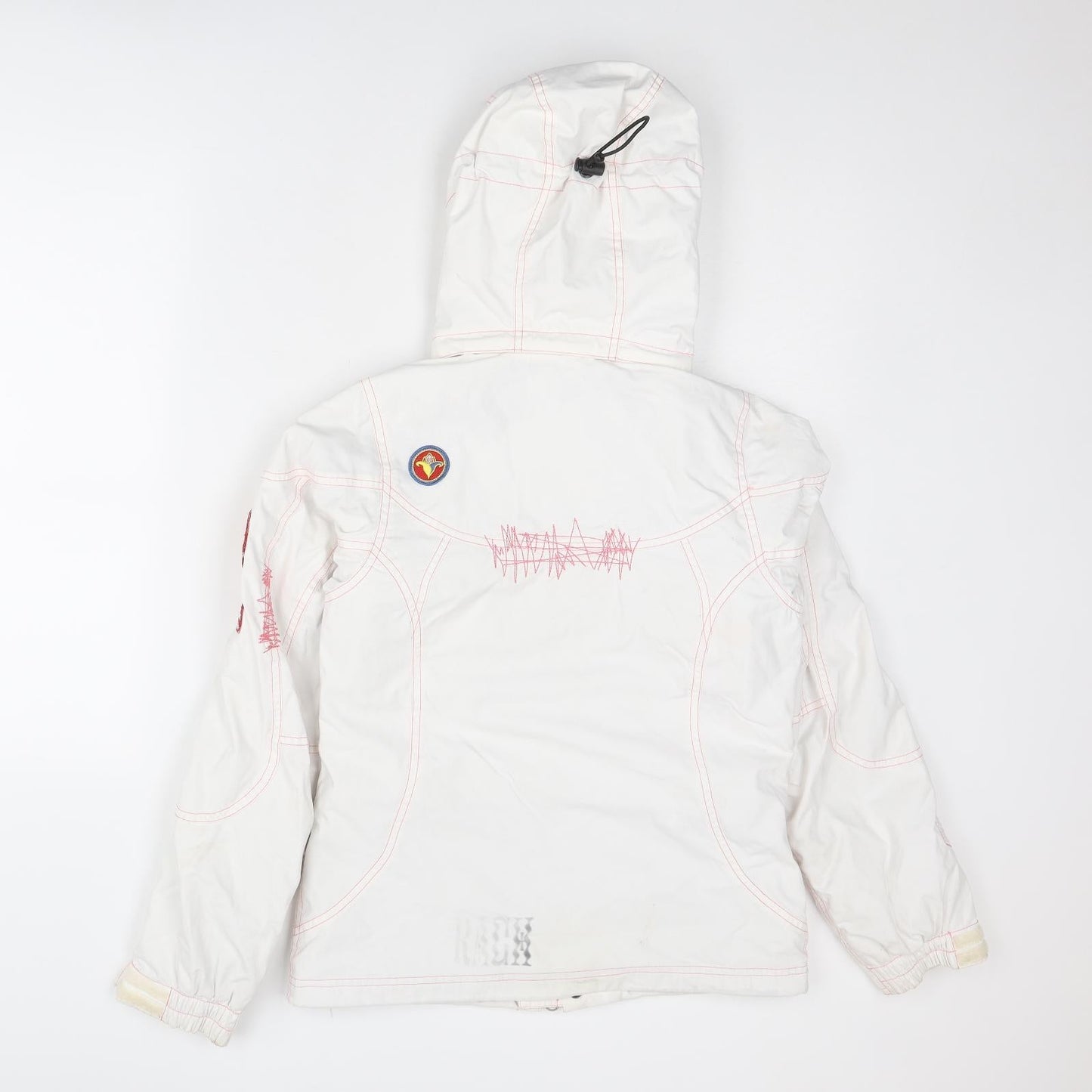 Protest Womens White Windbreaker Jacket Size XS Zip