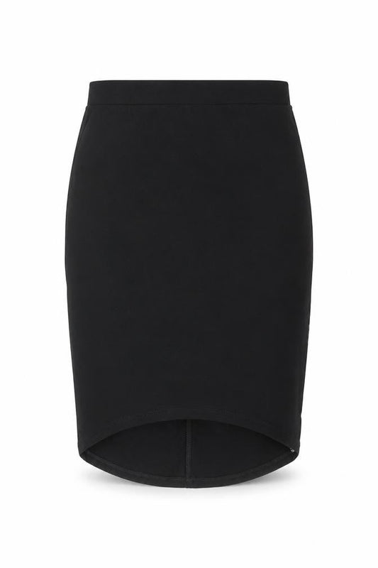 ASOS Womens Black Cotton Bandage Skirt Size 4