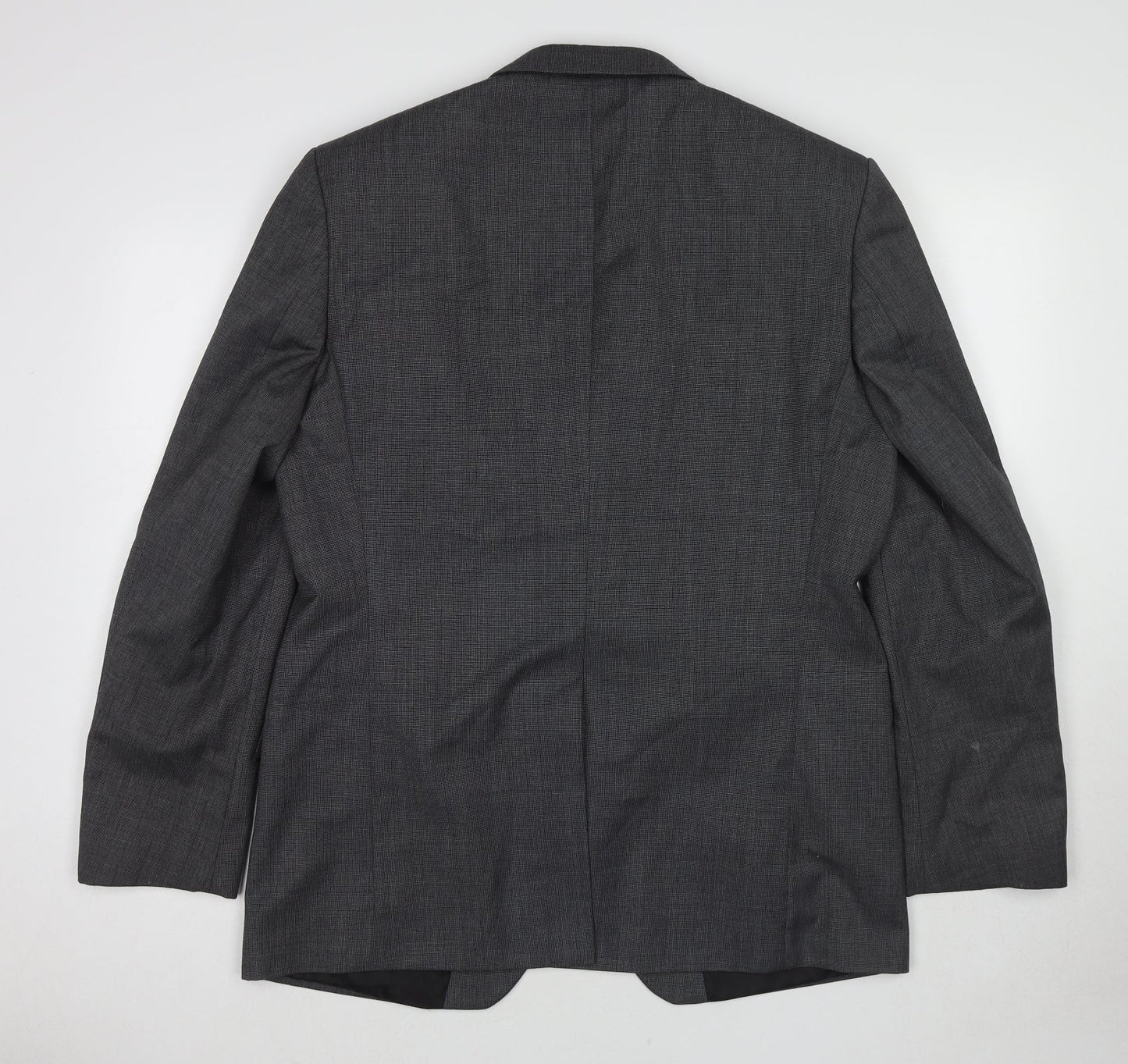 Marks and Spencer Mens Grey Polyester Jacket Suit Jacket Size 42 Regular