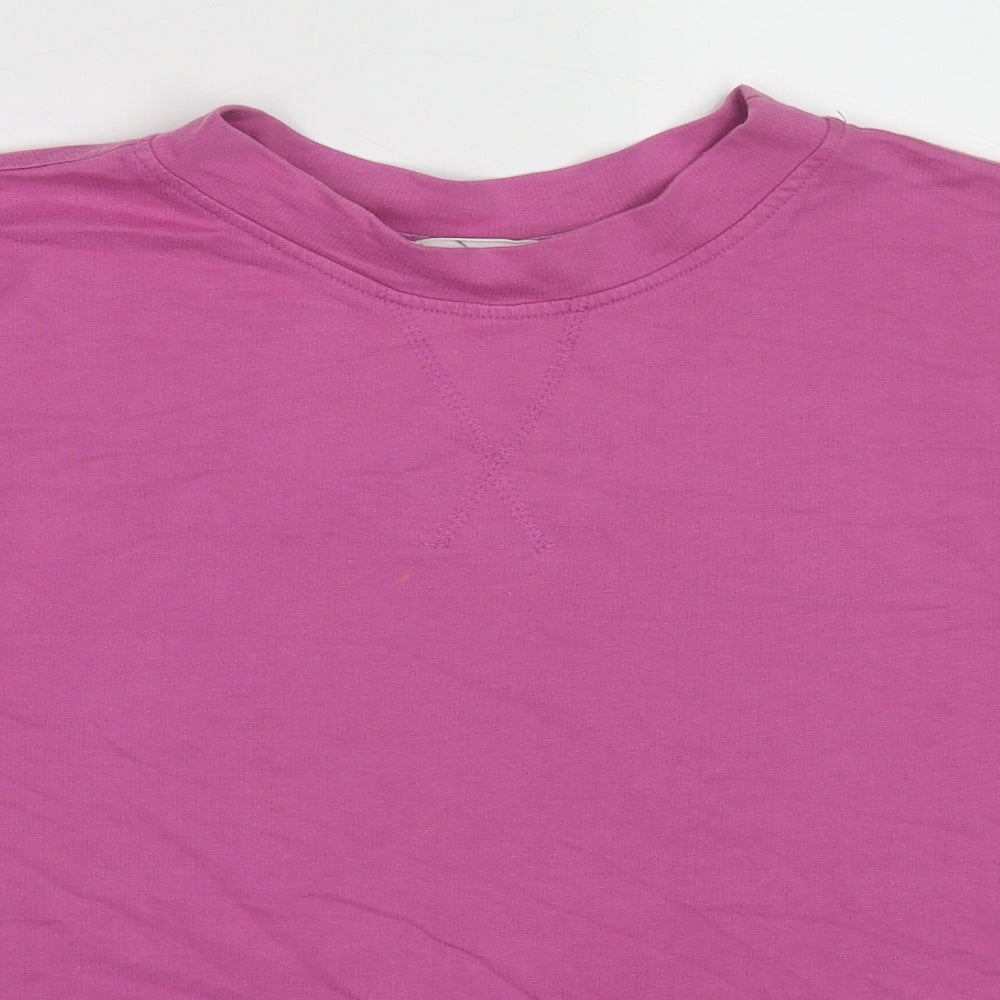 Mistral Womens Pink Cotton Pullover Sweatshirt Size 10 Pullover