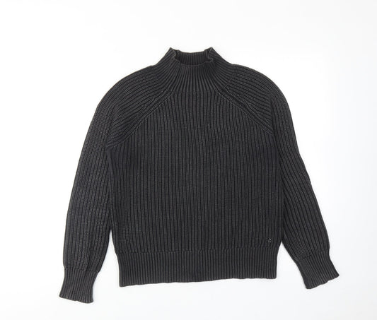 Replay Womens Black High Neck Acrylic Pullover Jumper Size S