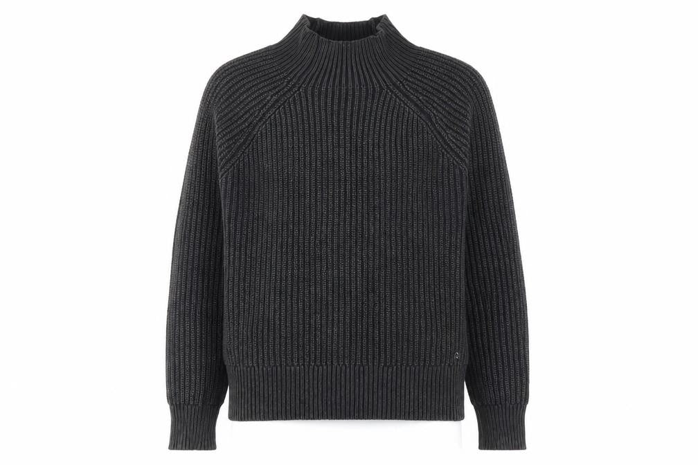 Replay Womens Black High Neck Acrylic Pullover Jumper Size S