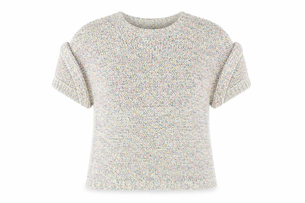 M&Co Womens Multicoloured Round Neck Cotton Pullover Jumper Size 18 Pullover