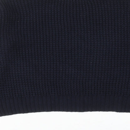 Forever 21 Womens Blue Round Neck Acrylic Pullover Jumper Size S
