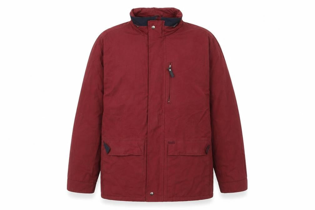 Tomos Beck Mens Red Jacket Size M Zip