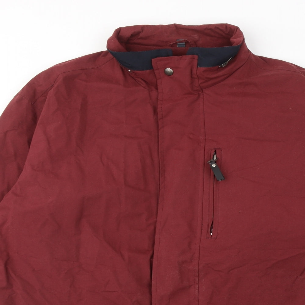 Tomos Beck Mens Red Jacket Size M Zip