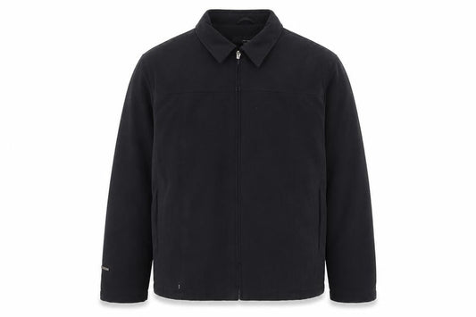 Fox Hole Mens Black Jacket Size L Zip
