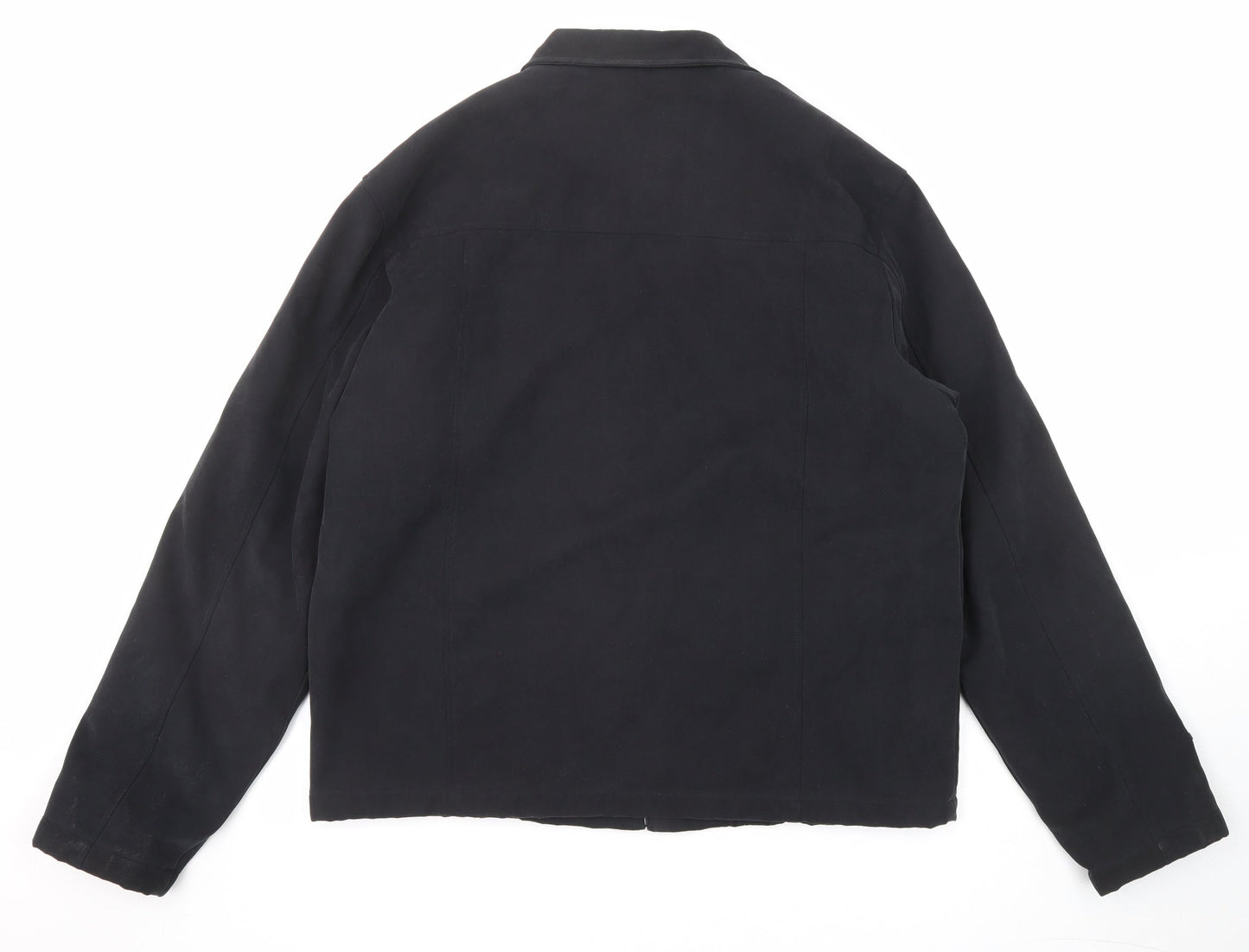 Fox Hole Mens Black Jacket Size L Zip