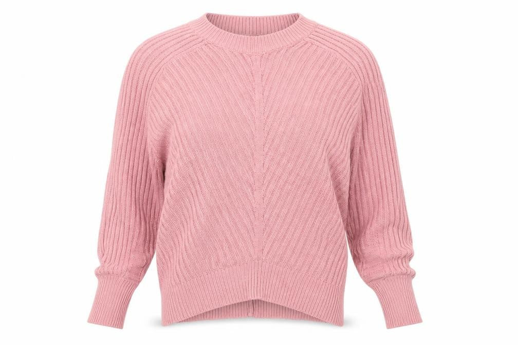 Dorothy Perkins Womens Pink Round Neck Acrylic Pullover Jumper Size 8