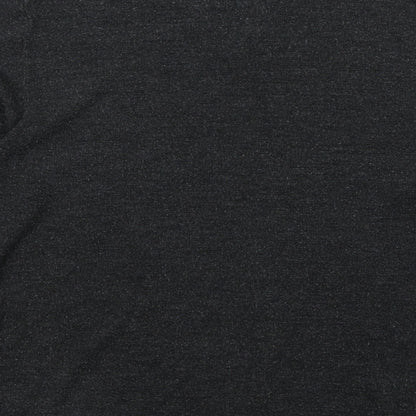 Marks & Spencer Mens Grey V-Neck Acrylic Pullover Jumper Size M Long Sleeve