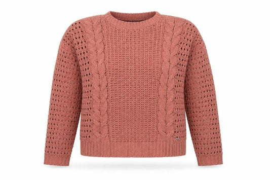 Hollister Womens Pink Round Neck Polyester Pullover Jumper Size S