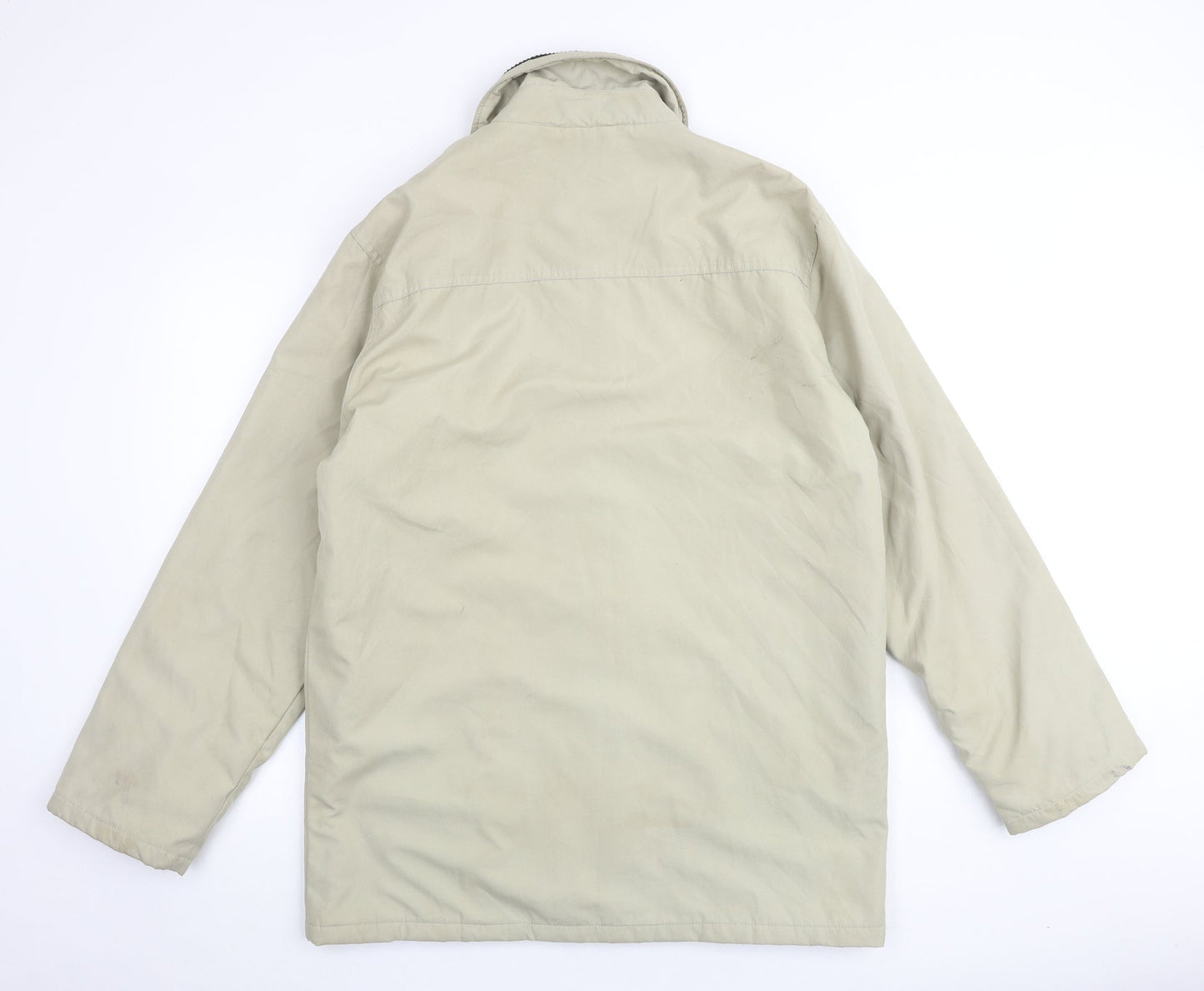 Hutson Harbour Mens Beige Jacket Size M Zip