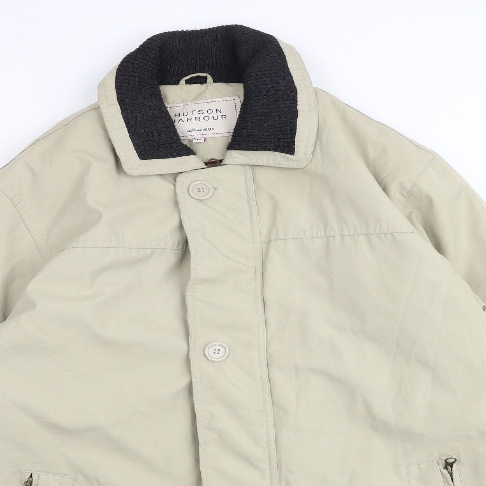 Hutson Harbour Mens Beige Jacket Size M Zip