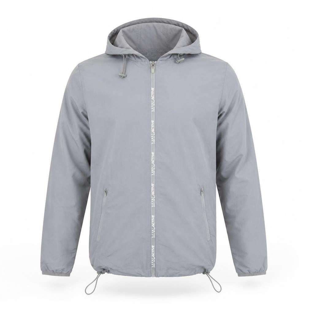 boohooMAN Mens Grey Jacket Size XS Zip