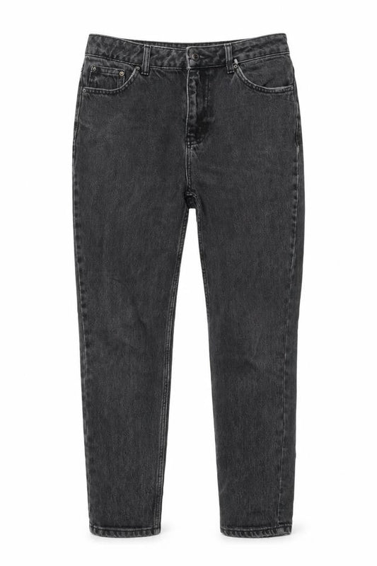 Topshop Womens Grey Cotton Skinny Jeans Size 30 in L26 in Regular Button