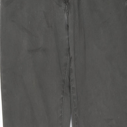 Gap Mens Grey Cotton Straight Jeans Size 29 in L30 in Regular Button