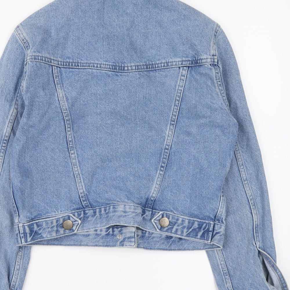 ASOS Womens Blue Jacket Size 8 Button