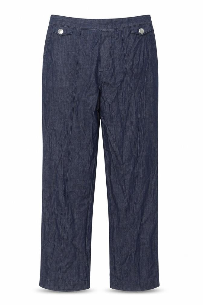 Classics Womens Blue Cotton Straight Jeans Size 30 in Regular