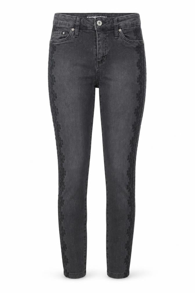 Cherokee Womens Grey Cotton Skinny Jeans Size 10 Regular Zip