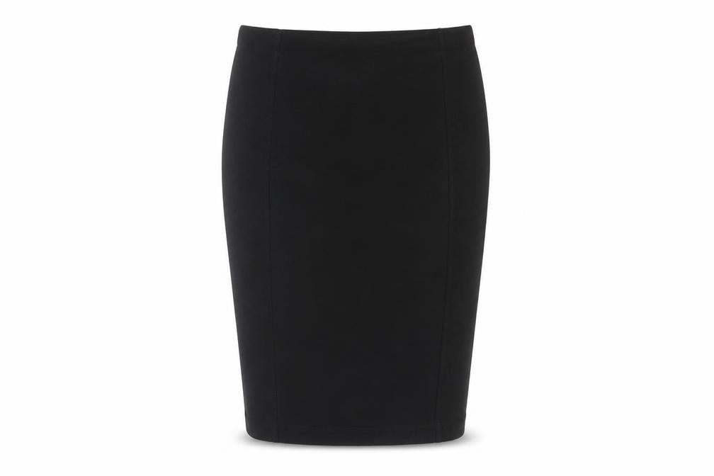 H&M Womens Black Viscose Straight & Pencil Skirt Size M