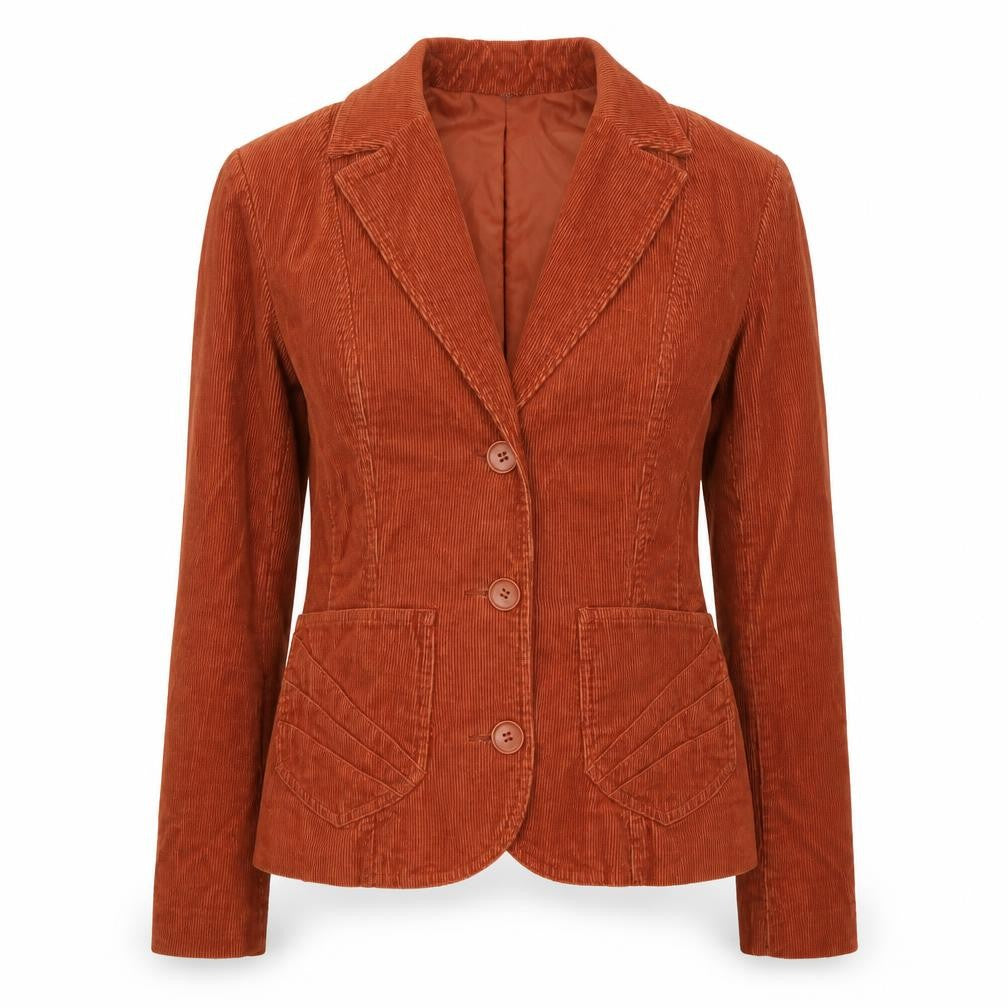 H&M Womens Brown Jacket Size 10 Button