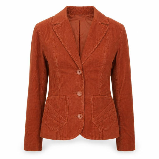 H&M Womens Brown Jacket Size 10 Button