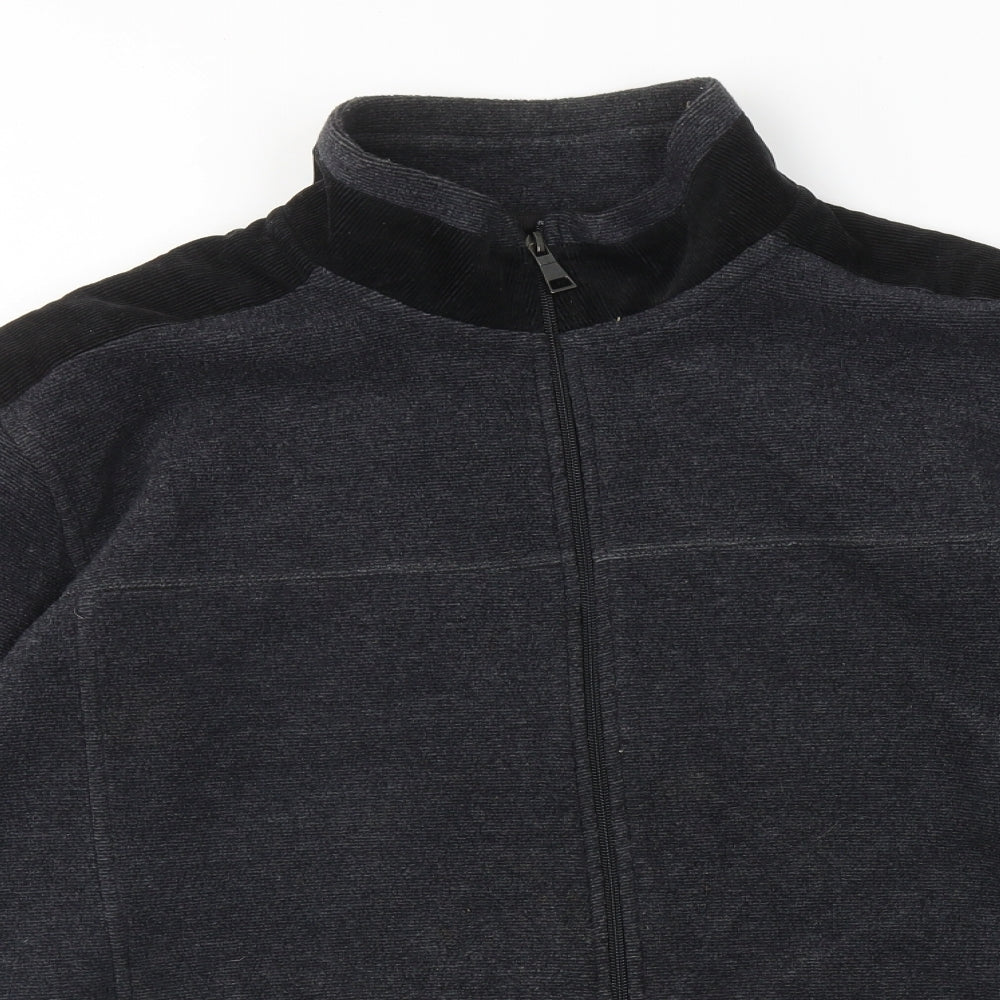 Marks and Spencer Mens Grey Jacket Size L Zip