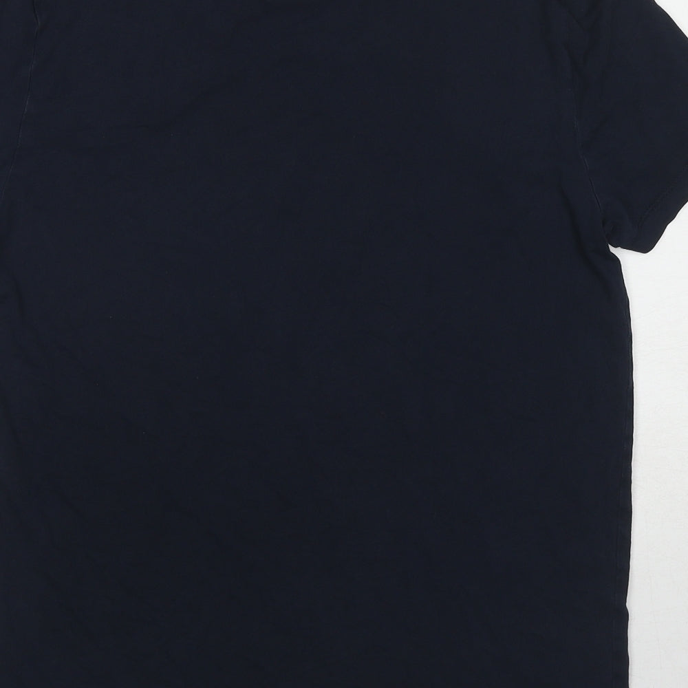 ASOS Mens Blue Cotton T-Shirt Size M Round Neck