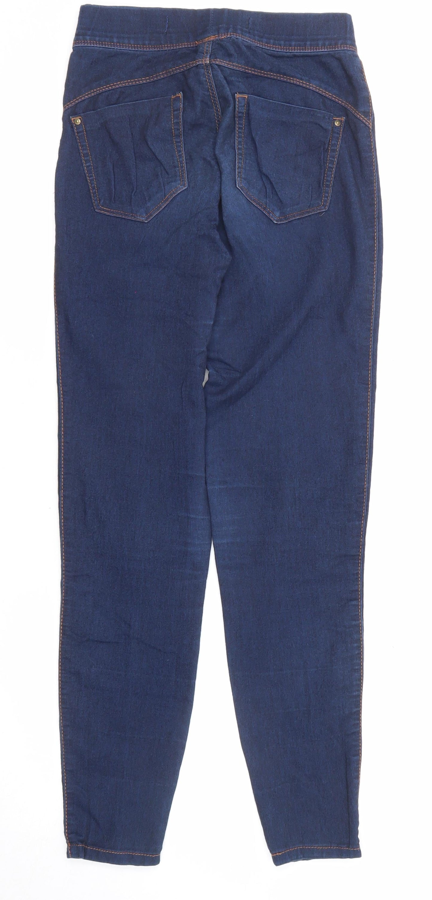 Denim & Co. Womens Blue Cotton Jegging Jeans Size 4 Regular