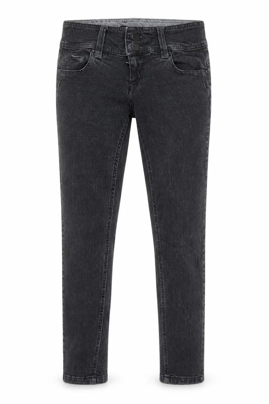 Boom Boom Jeans Womens Black Cotton Skinny Jeans Size 24 in Regular Zip