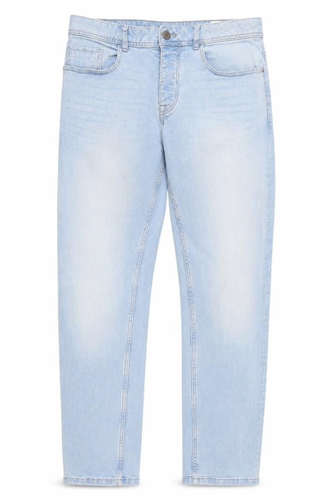 Denim & Co. Mens Blue Cotton Straight Jeans Size 32 in L30 in Regular Zip
