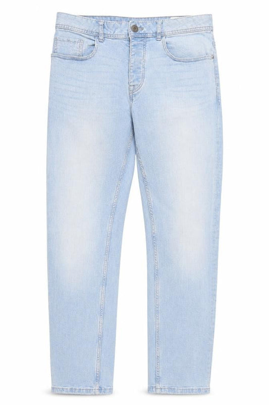 Denim & Co. Mens Blue Cotton Straight Jeans Size 32 in L30 in Regular Zip