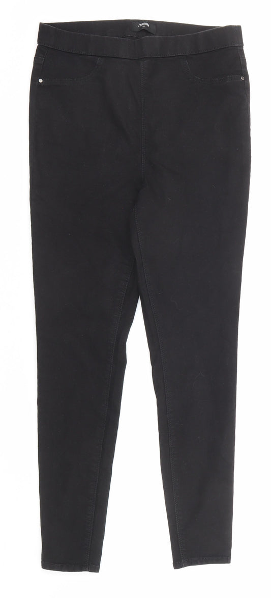 /Denim Womens Black Cotton Jegging Jeans Size 10 Regular