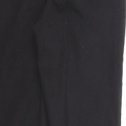 Brand and care label for /Denim women’s black cotton jegging jeans, size UK 10, regular