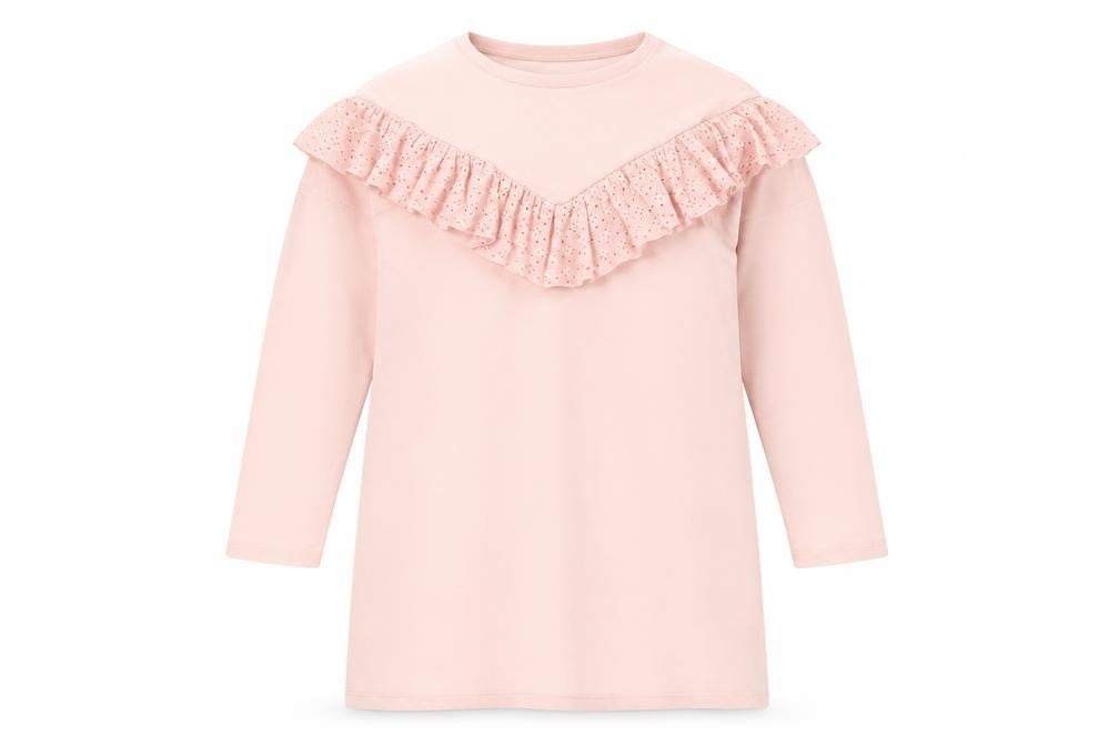 Select Womens Pink Cotton Jumper Dress Size 12 Round Neck Pullover