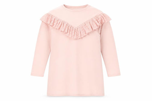Select Womens Pink Cotton Jumper Dress Size 12 Round Neck Pullover