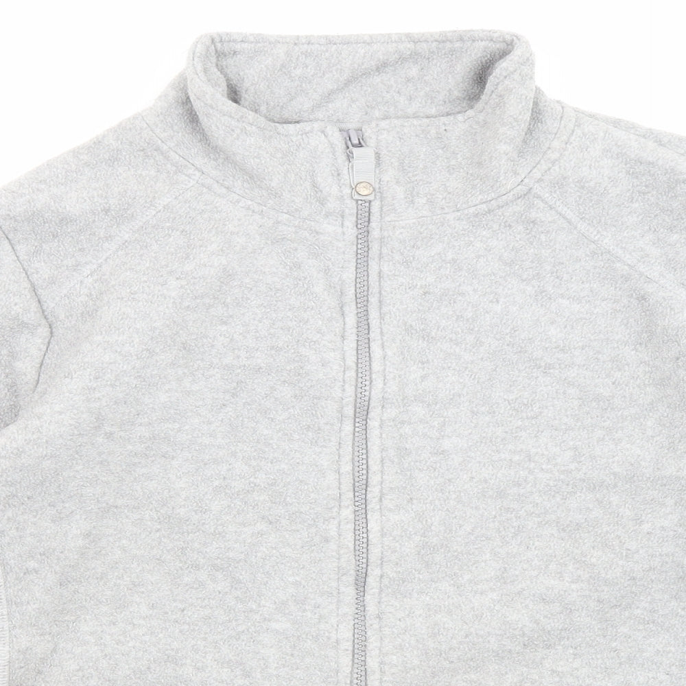 M&Co Womens Grey Jacket Size 14 Zip