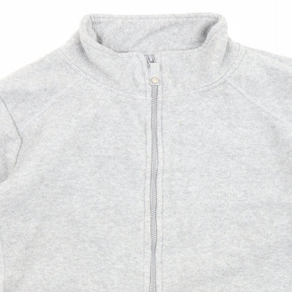 M&Co Womens Grey Jacket Size 14 Zip