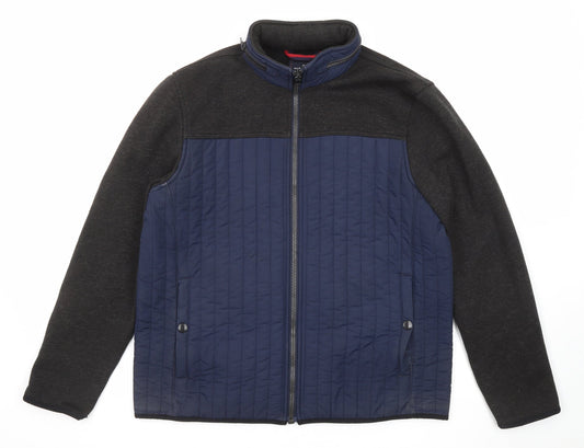 Blue Harbour Mens Blue Jacket Size M Zip