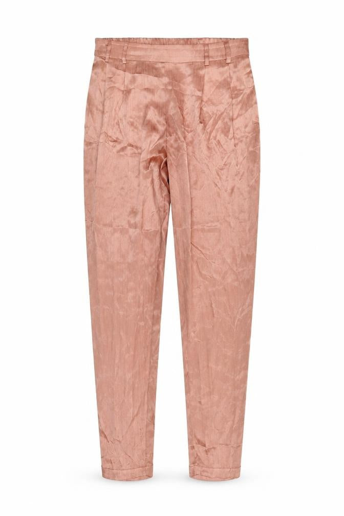 Pieces Womens Orange Polyester Trousers Size XS Regular