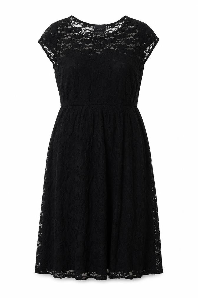 ASOS Womens Black Floral Nylon Shift Size 14 Round Neck Pullover