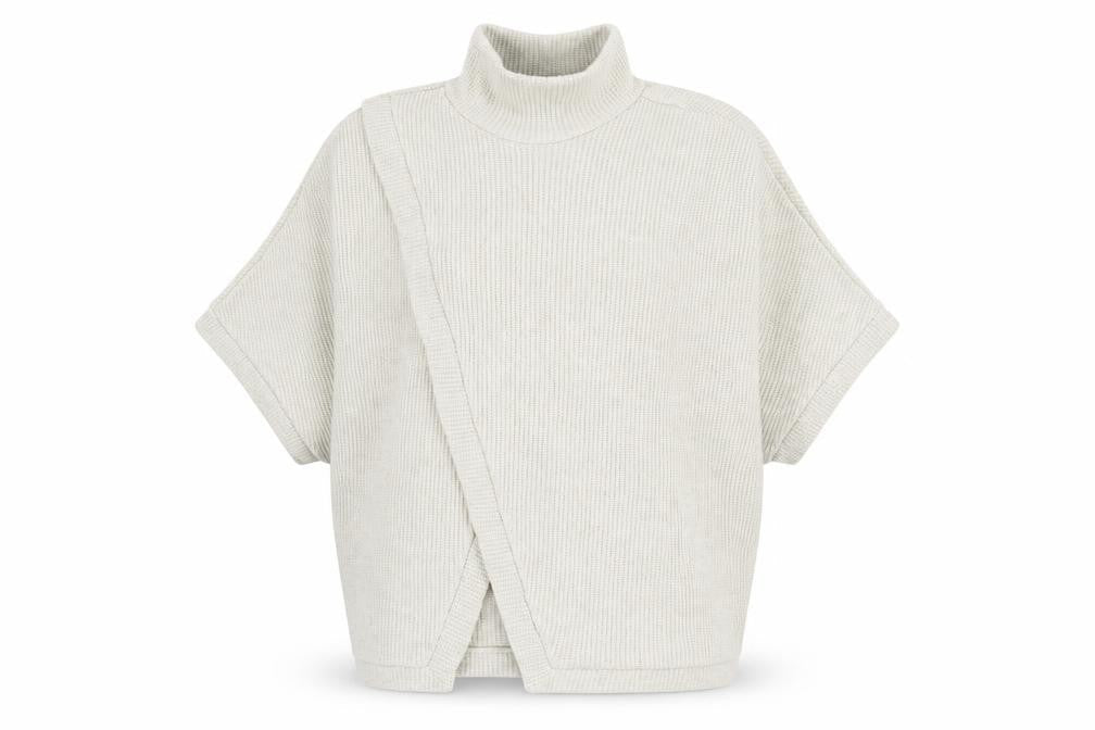 Apricot Womens Beige High Neck Viscose Pullover Jumper Size 10